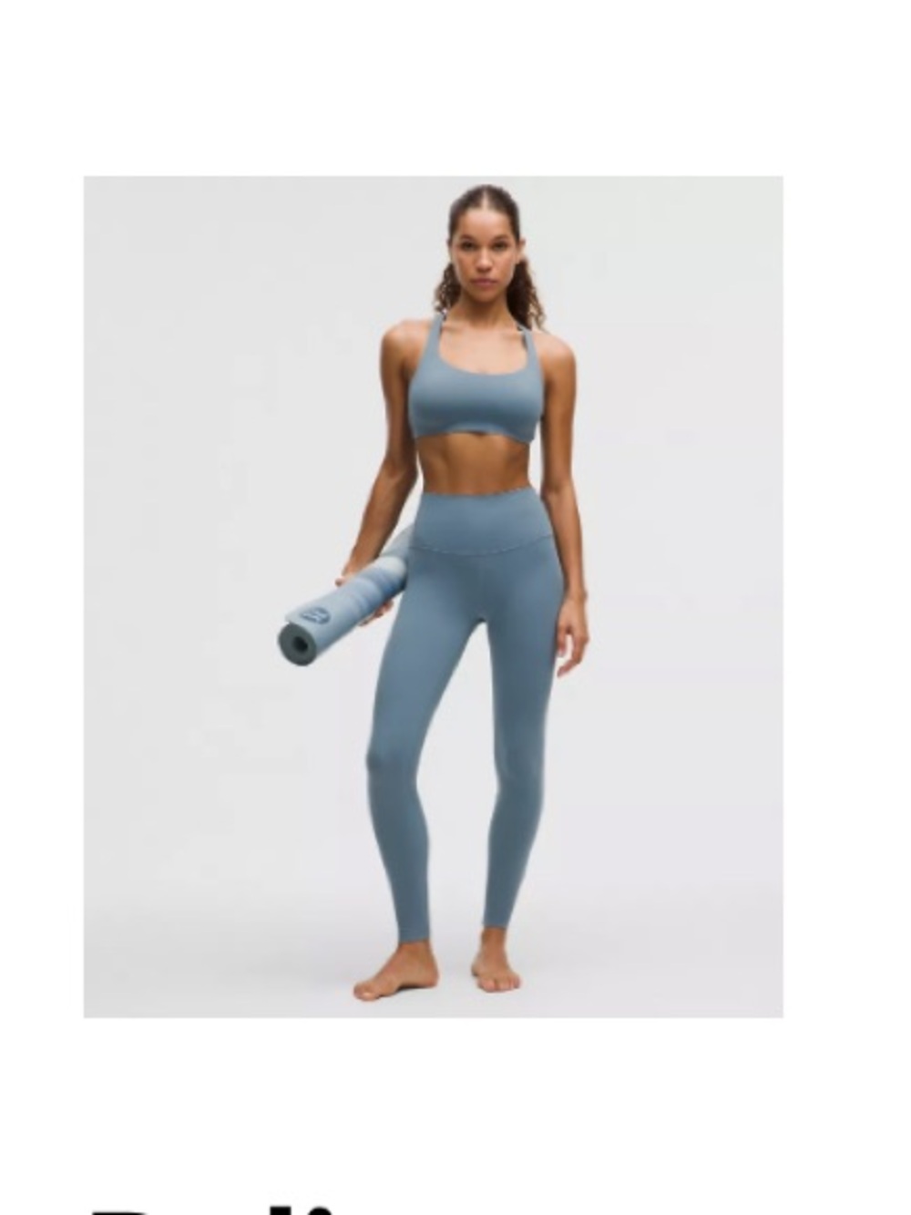 lululemon athletica High-Rise Leggings in Dusty Blue